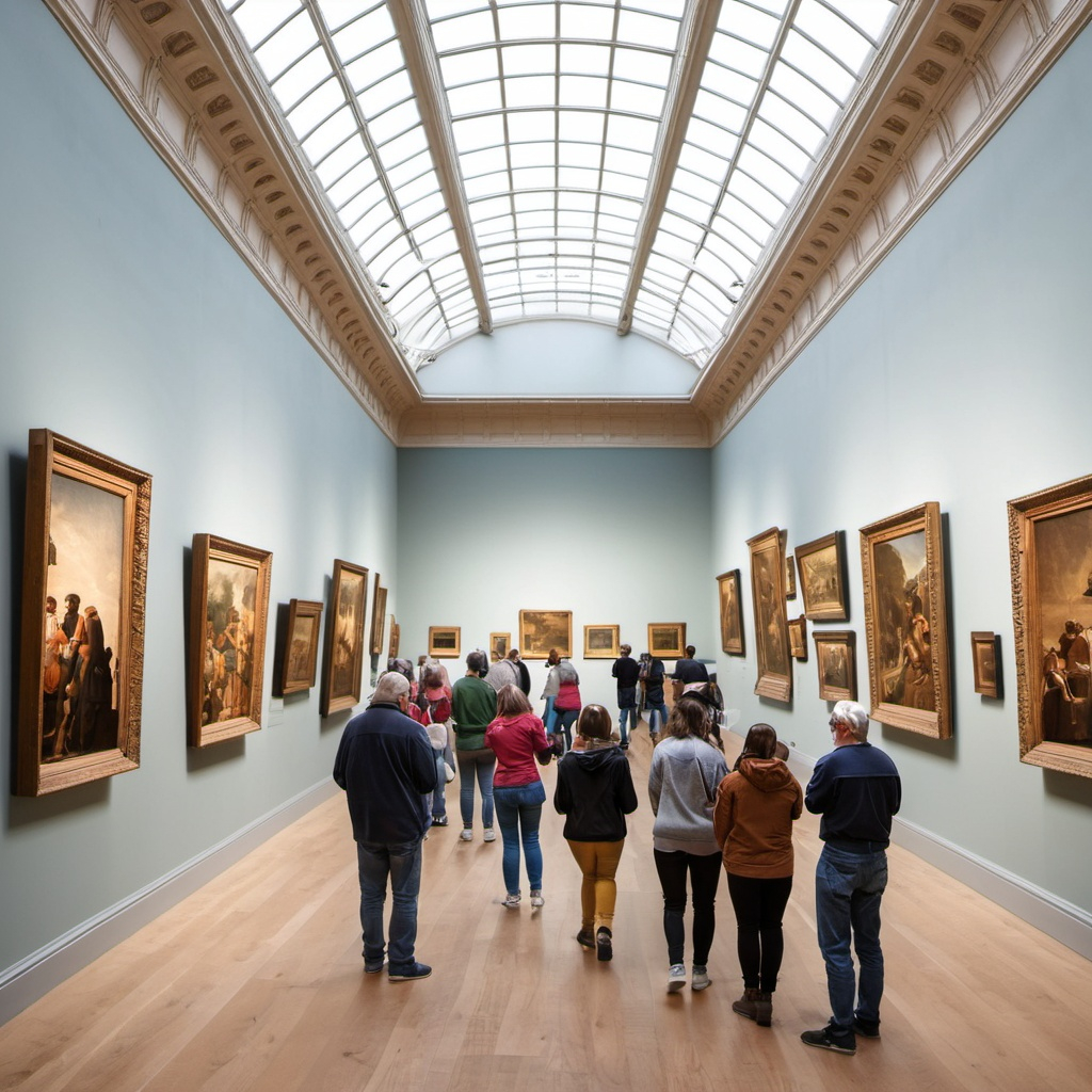 Gent redescobrint la seva passió per l'art en un museu de Sant Cugat